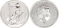 England 2 Pounds Elisabeth II., Britannia, 1 Unze Feinsilber -