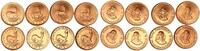 Südafrika 8 x 2 Rand je 8g Gold 916 prfr. -