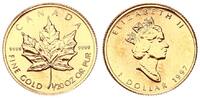 Kanada 1 Dollar Maple Leaf 1/20 Unze Gold -