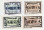 Elberfeld 4 Notgeldscheine Elberfeld, 4 Notgeldscheine -