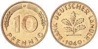 Bundesrepublik Deutschland - BRD 10 Pfennig Bank Deutscher Länder -