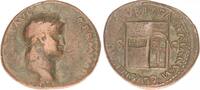 Antike / Römische Kaiserzeit / Nero As Nero As, Ianustempel mit geschl. Türen -