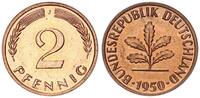 BRD 2 Pfennig Kursmünze J.381 -