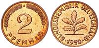 BRD 2 Pfennig Kursmünze J.381 -