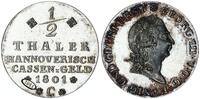 Königreich Hannover 1/2 Thaler Nachprägung - 1/2 Thaler Hannoverisch-Cassen-Geld -