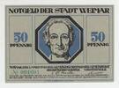 Weimar 50 Pfennig-Schein Weimar, 50 Pfennig-Schein, 1921 -
