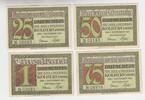 Kolberg 4 Notgeldscheine Kolberg, 4 Notgeldscheine, 1921 -