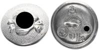 3. Reich Uniformteil SS-VERFÜGUNGSTRUPPE TOTENKOPF KNOPF FÜR SCHIFFCHEN mit Hersteller ** -