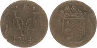 East Indian Company VOC 1 Duit (Holland) Niederländisch-Indien -