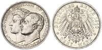 Deutsches Kaiserreich - Sachsen Weimar Eisenach 3 Mark Hochzeit J.162 -