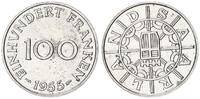 Nebengebiete / Saarland / BRD 100 Franken J.803 -