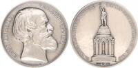 Deutschland Silbermedaille H Medaille Ernst von Bandel, Schöpfer des Hermann-Denkmals, spätere Prägung 1976 -