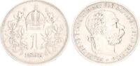 Österreich 1 Krone/Corona Österreich, Kaiser Franz Joseph I. 1 Krone -