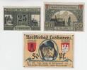 Deutschland - Cuxhaven 3 Notgeldscheine Deutschland - Cuxhaven, 3 Notgeldscheine -