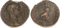 Antike / Römische Kaiserzeit Sesterz Roma n.l. sitzend -