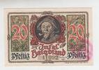 Deutschland / Helgoland 20 Pfennig Notgeldschein Deutschland / Helgoland, 20 Pfennig Notgeldschein, 1921 -