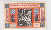 Deutschland / Bielefeld, Westfalen 500 Mark-Schein Stoffgeld -