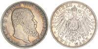 Württemberg 2 Mark Wilhelm II. -