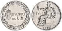Italien 1 Lire Victor Emmanuell III -