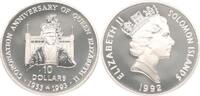 Salomonen - Solomon Islands 10 Dollars 40th Anniversary of the Coronation of Queen Elizabeth II -
