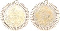 Österreich/ Ungarn/ Kremnitz St. Georgs Taler als Anhänger Österreich / Hungary, Kremnitz, Medal, Christian Herman Roth, IN TEMPESTATE SECV -