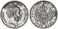 Deutschland / Kaiserreich / Sachsen 5 Mark Albert -