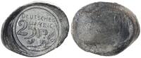 Kaiserreich 25 Pfennig Bleiabschlag der Motivprobe von Karl Götz -
