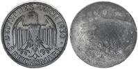Deutschland / Weimar 5 Reichsmark Einseitiger Abschlag des 5 Mark Graf Zeppelin ohne Münzzeichen in Blei -