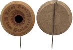 3. Reich Orden Anstecknadel aus Holz, Deine Hand dem Handwert 1935 -