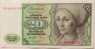 BRD 20 DM Serie GG/Q, Deutsche Bundesbank -