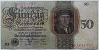 Deutsches Reich, Weimarer Republik 50 Reichsmark Udr.-Bst. V, Serie B -