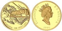 Kanada 200 Dollar Gold Eisenbahn 1/2 Unze, -