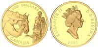 Kanada 200 Dollar Gold Mounted Police 1/2 Unze, -