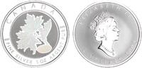 Kanada 5 Dollar Hologramm Privy Mark Chinesisch Viel Glück, 1 Unze Feinsilber -