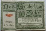Magdeburg-Wst, Provinz Sachsen 10 Pfennig Labora-Notgeld-Vertrieb, mit Germania rot/orange, Briefmarkengeld!, selten -