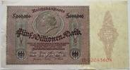 Deutsches Reich 5 Millionen Mark Serie B, Medaillon-Schein -