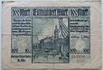 Königsberg, Ostpreußen, Kaliningrad 100 Mark Stadt, Notgeld, sehr dekorativ -