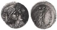 Antike / Römische Republik Denar Mn. Cordius Rufus. mit altem Sammlerzettel (9 Goldmark) -