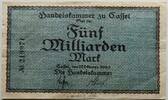 Cassel, Kassel, Hessen 5 Milliarden Mark Handelskammer, No. Ktz, Notgeld -