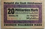 Mühlhausen, Thüringen 20 Milliarden Mark Stadt -