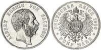 Deutschland / Kaiserreich / Sachsen 5 Mark Albert -