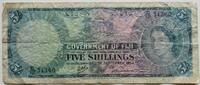 Fiji 5 Shillings Elisabeth II. -