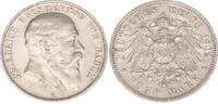 Deutsches Kaiserreich- Baden 5 Mark Silber Friedrich I. J.33 -