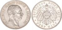 Sachsen 5 Mark König Friedrich August -