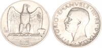 Italien 5 Lire Italien 5 Lire 1927 Victor Emmanuell III - Silber -