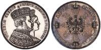 Preußen 1 Krönungstaler Silber König Wilhelm I. und Königin Augusta -