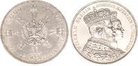 Preußen 1 Krönungstaler Silber König Wilhelm I. und Königin Augusta -