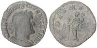 Römische Kaiserzeit Sesterz Maximinus I Thrax Fides frontal stehend -