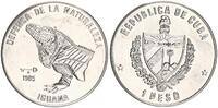 Kuba 1 Pesos Naturschutz - Leguan -