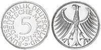 Deutschland BRD 5 DM Silber Kursmünze J.387 * -